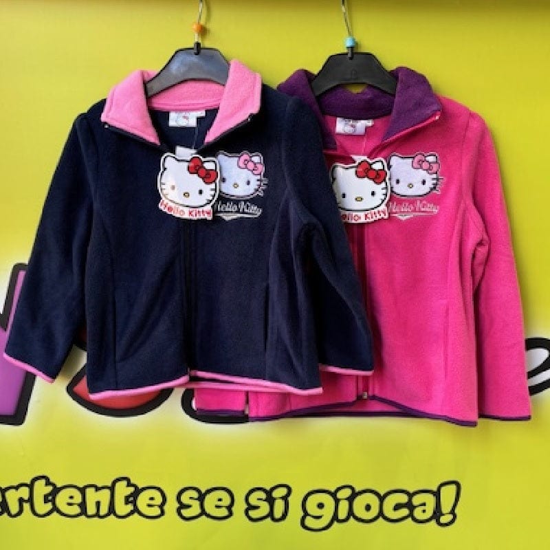 Abbigliamento Hello Kitty Giacca in Pile per Bambine Hello Kitty Giacca in Pile