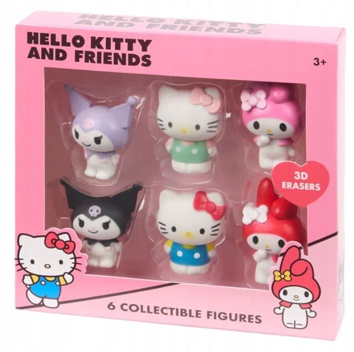 Bambole, playset e giocattoli Hello Kitty set Personaggi in Gomma Hello Kitty set Personaggi in Gomma