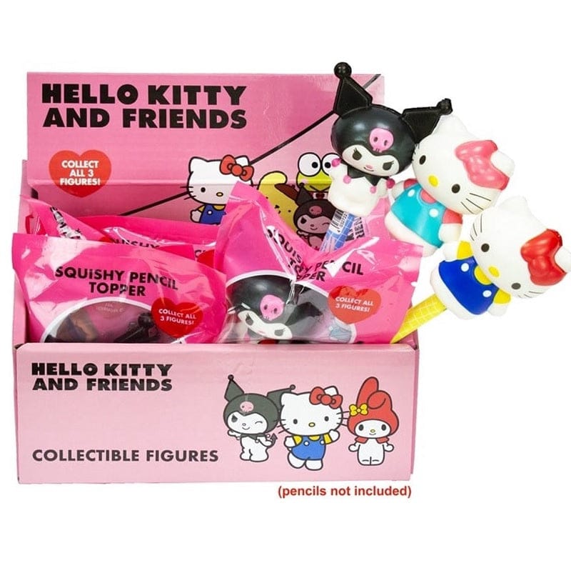 Bambole, playset e giocattoli Hello Kitty Topper Pen, Personaggi Squishy Hello Kitty Topper Pen, Personaggi Squishy