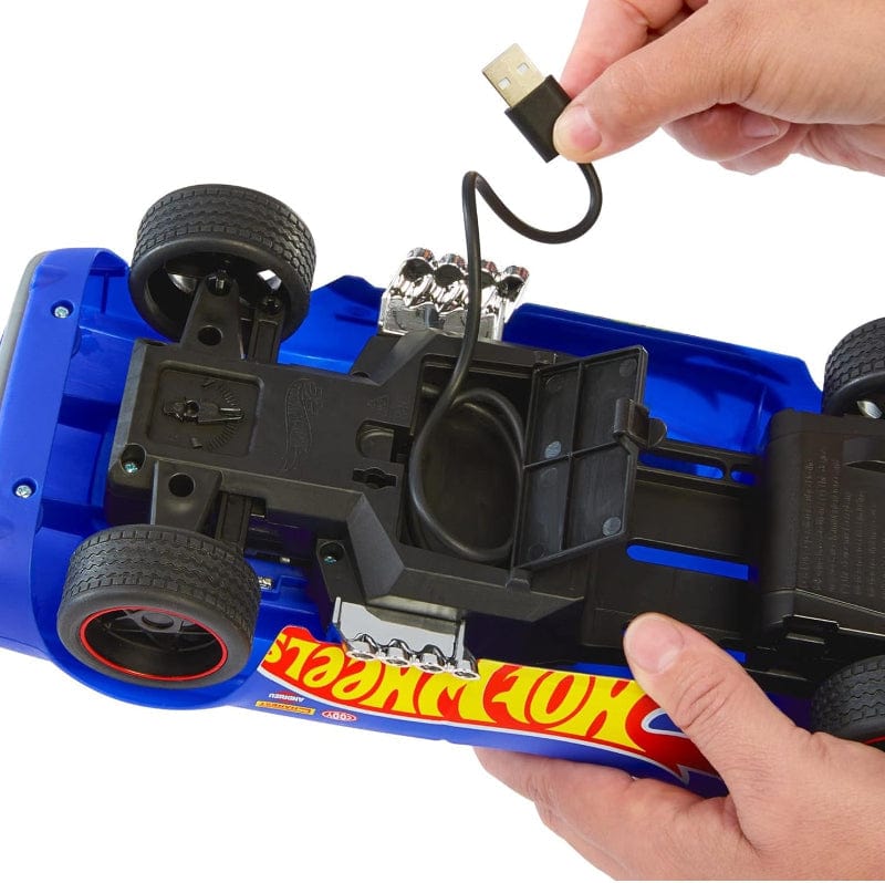 Giocattoli telecomandati Macchina Telecomandata Rodger Dodger in scala 1:16 con batteria integrata - Hot Wheels Macchina Telecomandata Rodger Dodger in scala 1:16 con batteria integrata - Hot Wheels