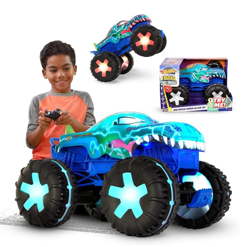 Macchina R/c Hot Wheels Monster Trucks Mega Wrex Alive R/C scala 1:15 Hot Wheels Monster Trucks Mega Wrex Alive R/C scala 1:15
