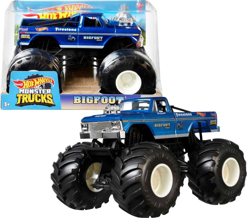 Hot Wheels Monster Truck Hot Wheels scala 1:24 - Grandi Veicoli in Metallo