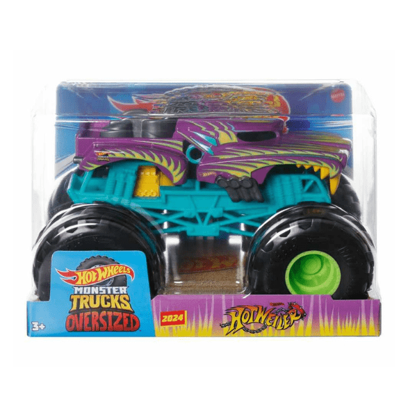 Hot Wheels Monster Truck Hot Wheels scala 1:24 - Grandi Veicoli in Metallo