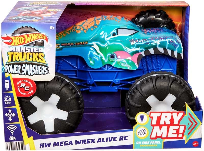 Macchina R/c Hot Wheels Monster Trucks Mega Wrex Alive R/C scala 1:15 Hot Wheels Monster Trucks Mega Wrex Alive R/C scala 1:15