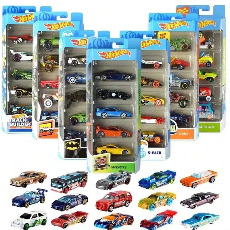 macchinine Hot Wheels Macchine da Collezione set 5 Auto Hot Wheels Macchine da Collezione set 5 Auto