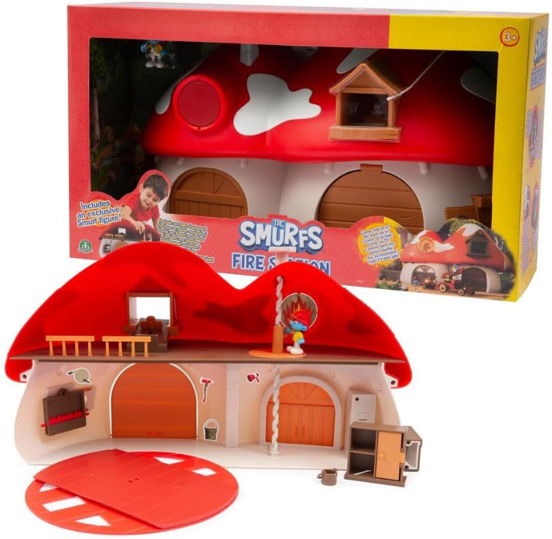 Playset I Puffi playset La Caserma dei Pompieri - Giochi Preziosi I Puffi playset La Caserma dei Pompieri - Giochi Preziosi
