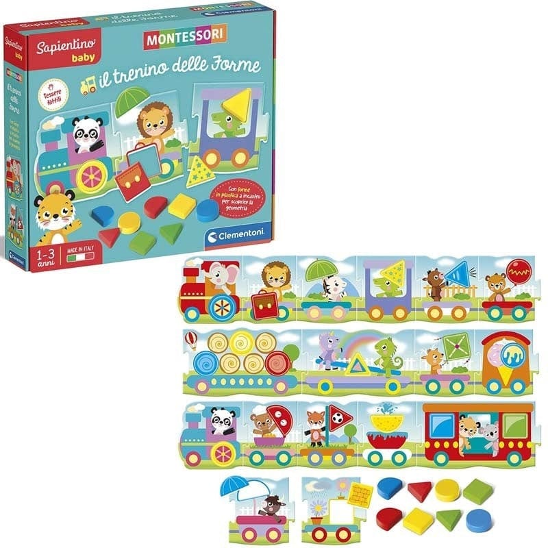 Giocattoli educativi Clementoni Sapientino Baby- Il Trenino delle Forme Clementoni Sapientino Baby- Il Trenino delle Forme