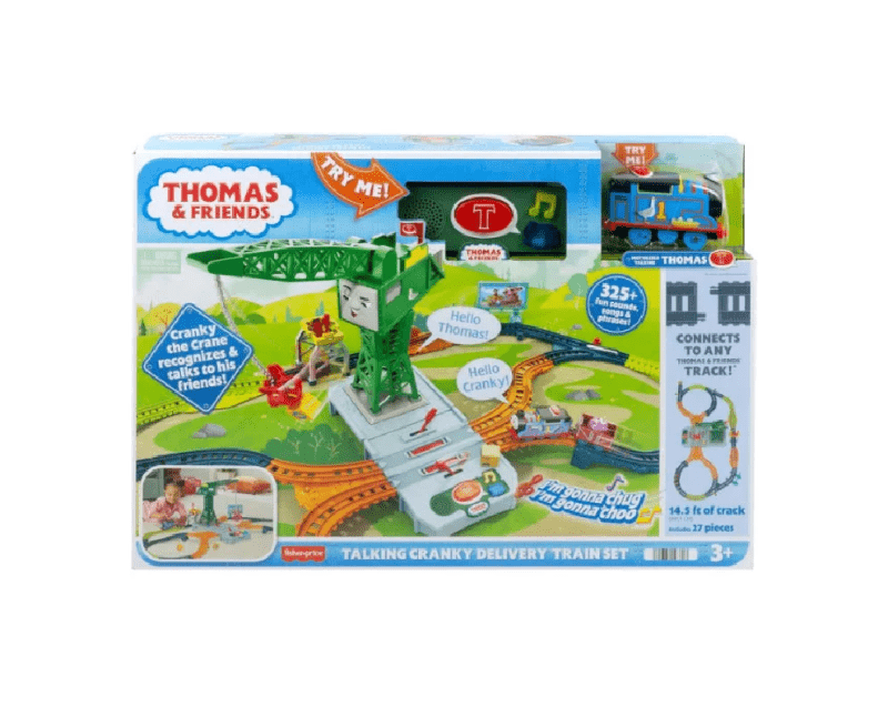 Pista Elettrica Il Trenino Thomas pista Motorizzata I Suoni di Sodor Cranky Delivery Il Trenino Thomas pista Motorizzata I Suoni di Sodor 
