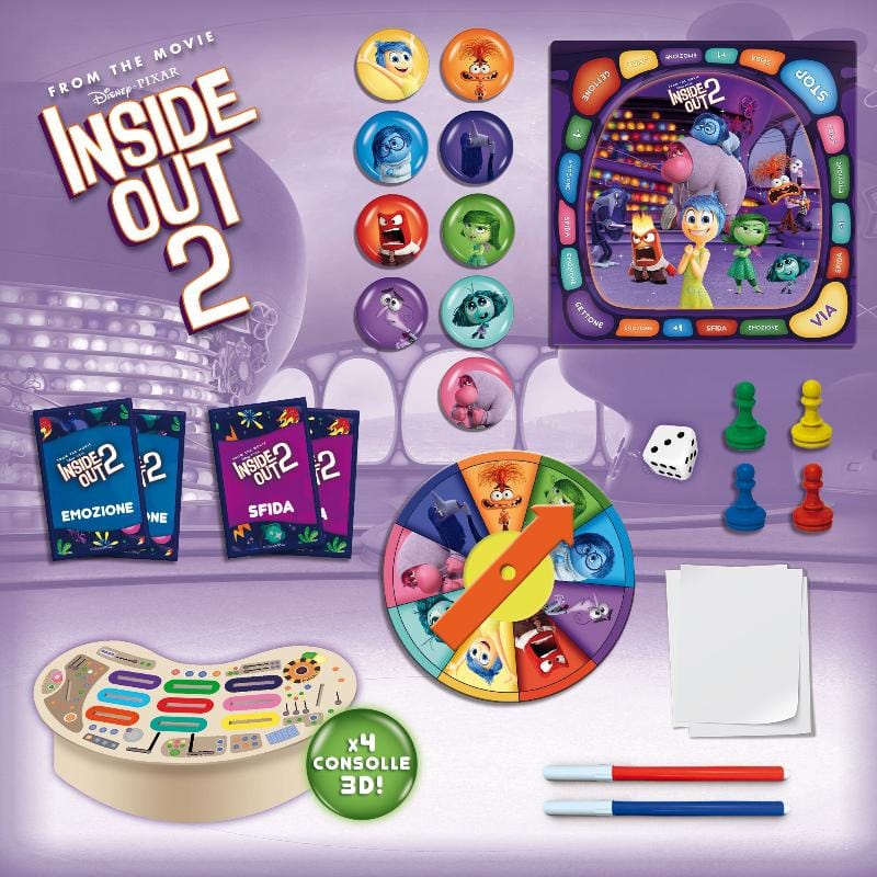 Giochi di società Inside Out 2 il Gioco delle Emozioni - Lisciani