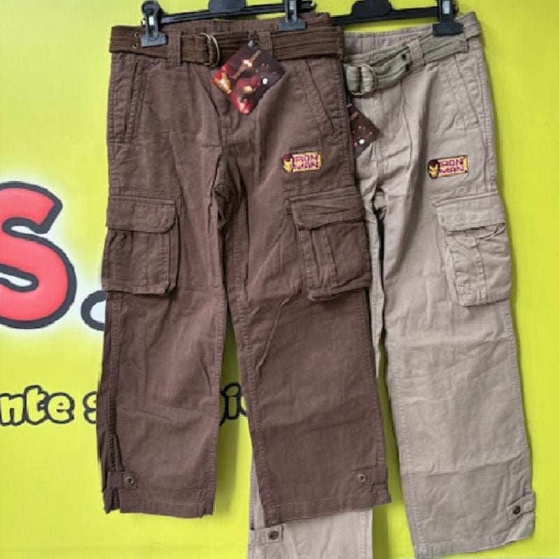 Abbigliamento Pantalone Cargo con Cintura Iron Man