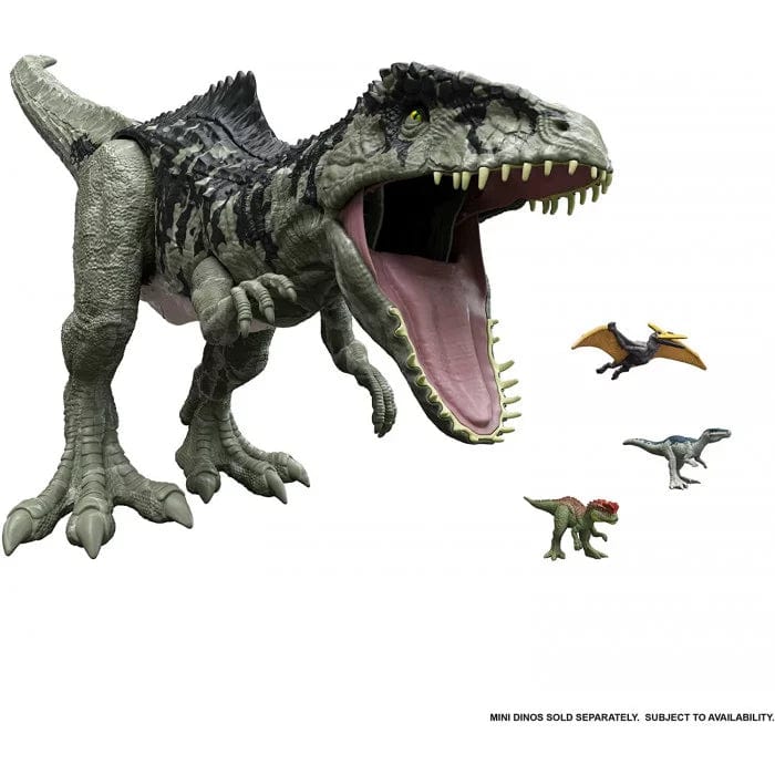 dinosauri Jurassic World Gigantosaurus Super Colossale, Dinosauro Gigante 99cm Dinosauro Gigante Jurassic World, Brachiosauro Lungo 106cm