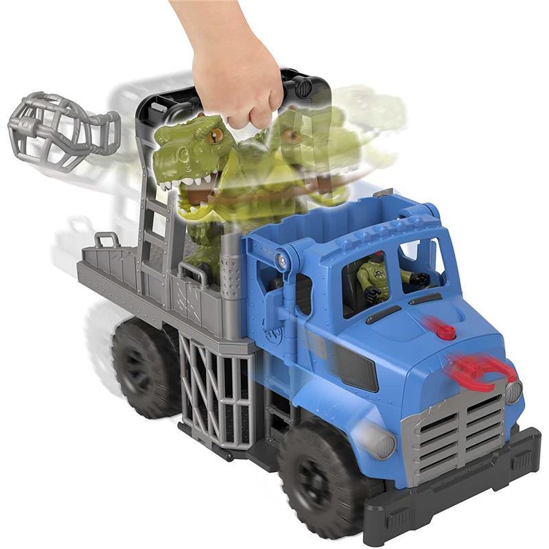 dinosauri Jurassic World Out Dino Hauler, veicolo con Dinosauro e accessori