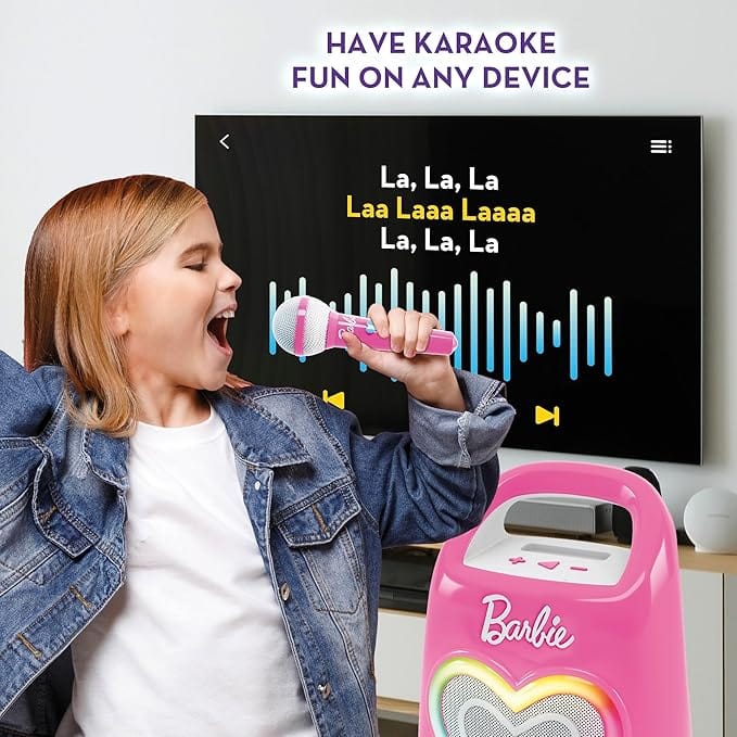 strumenti musicali Barbie Karaoke Bluetooth Party Maker - Lisciani 104475