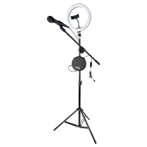 strumenti musicali Stage Microfono Wireless con Amplificatore e Flash Light Ring - MeMe Music Stage Microfono Wireless con Amplificatore e Flash Light Ring 