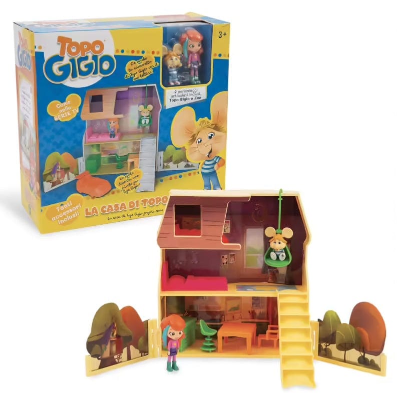 La Casa di Topo Gigio, Playset da gioco con 2 Personaggi La Casa di Topo Gigio, Playset da gioco con 2 Personaggi