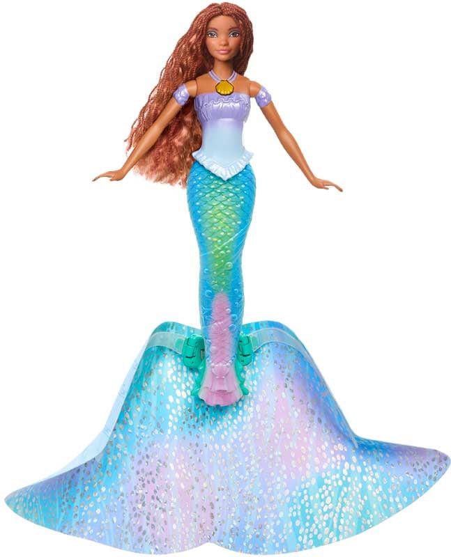 Bambole Disney la Sirenetta, Nuova Bambola Ariel trasformazione da Umana a Sirena Disney la Sirenetta, Nuova Bambola trasformabile da Umana a Sirena