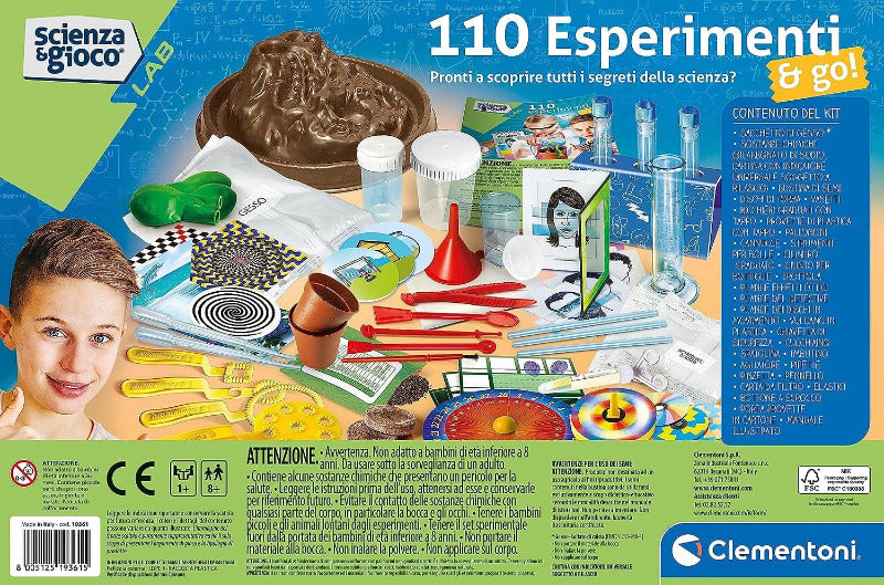 Clementoni Laboratorio dei Primi 110 Esperimenti