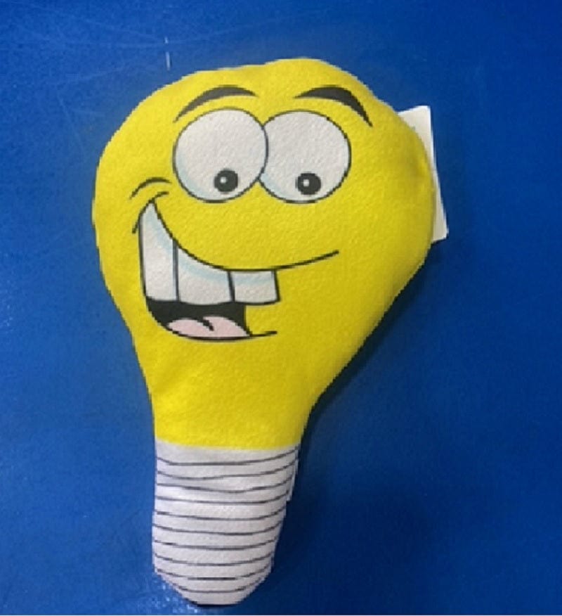 Peluche Peluche a forma di Lampadina da 20 cm