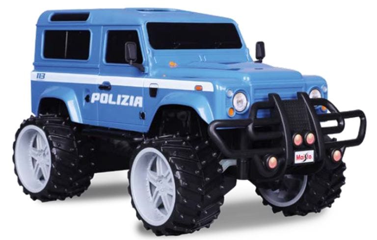 Giocattoli telecomandati Land Rover Defender Polizia R/C scala 1:16