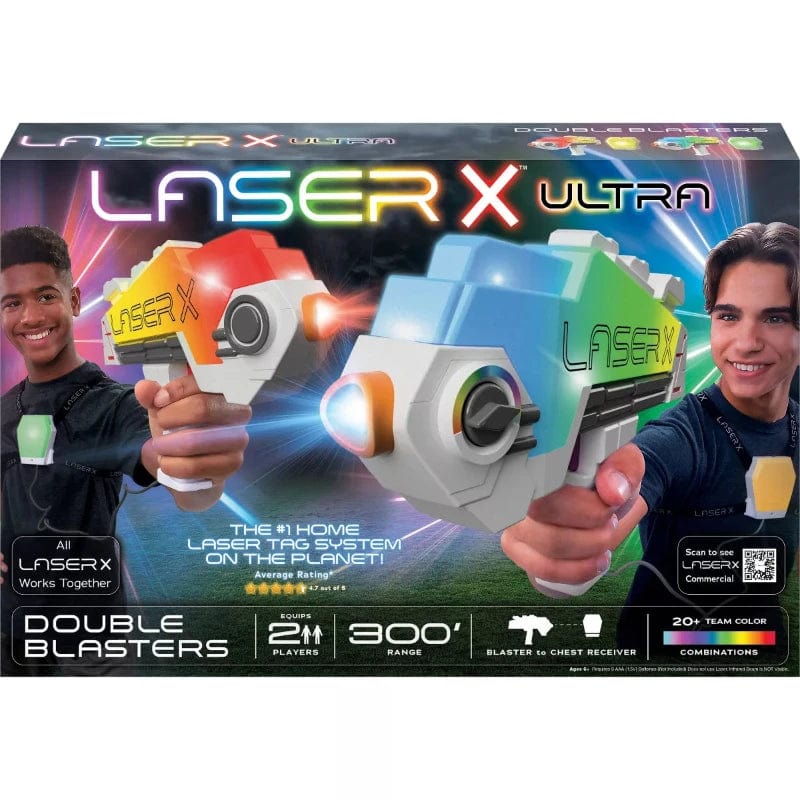 Giocattoli Laser X Ultra set 2 Pistole Laser fino a 90 Metri - Giochi Preziosi