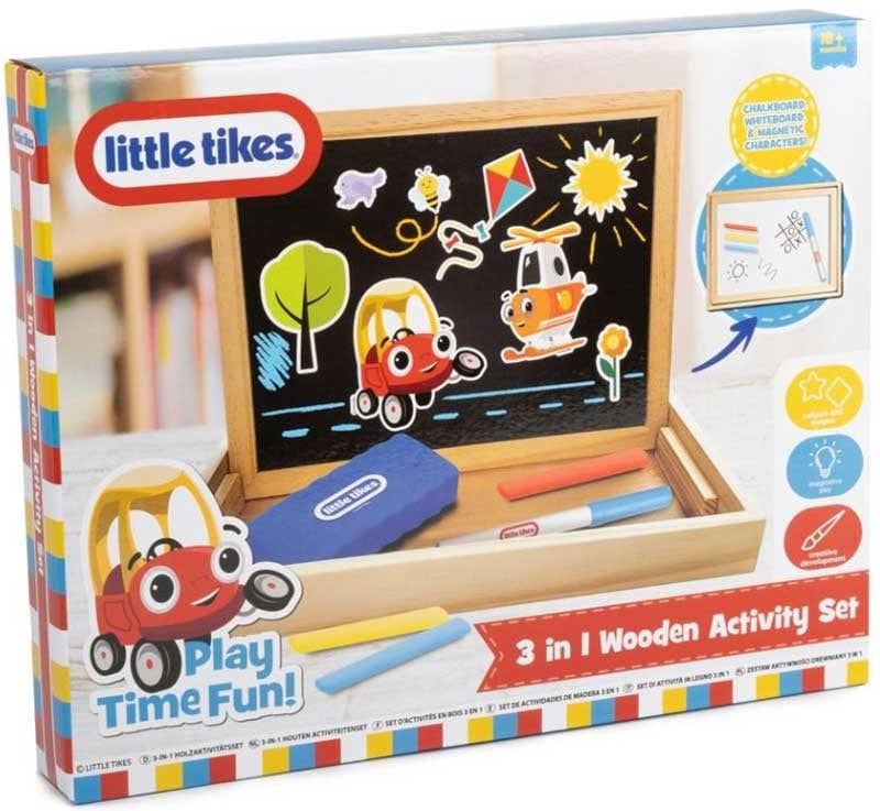 Lavagna Lavagna in Legno 3 in 1 con accessori - Little Tikes Lavagna in Legno 3 in 1 con accessori - Little Tikes