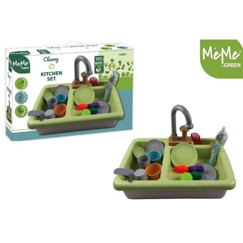 Elettrodomestici Giocattolo Lavandino Giocattolo Funzionante con Accessori - BioPlastica Lavandino Giocattolo Funzionante con Accessori Toys