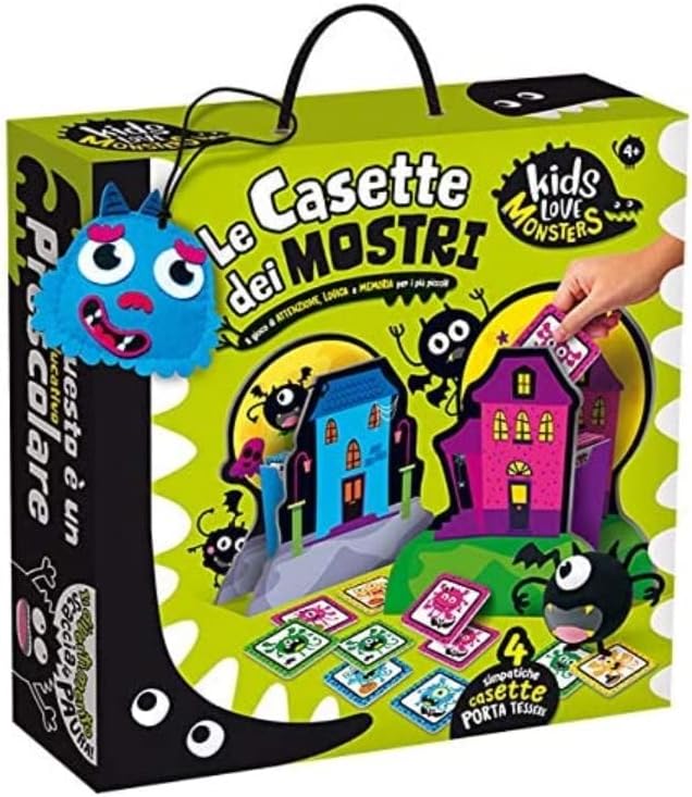 Giocattoli educativi Le Casette dei Mostri Lisciani Giochi