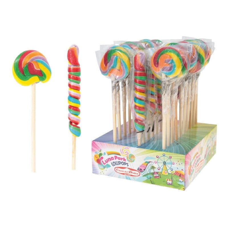 Party Lecca Lecca Luna Park Lollipops Arcobaleno 30pz Lecca Lecca Luna Park Lollipops Arcobaleno 30pz