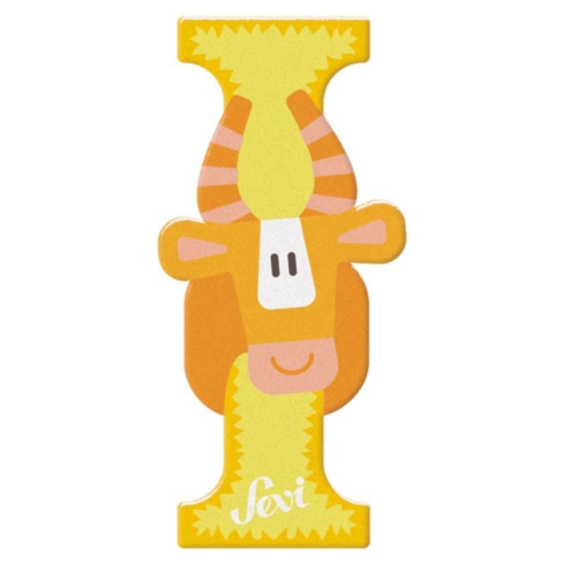 Giochi con l'alfabeto Sevi Alfabeto Animali, Lettere in Legno decorate a mano da 9,5 cm Sevi Alfabeto Clown, Lettere in Legno decorate a mano 