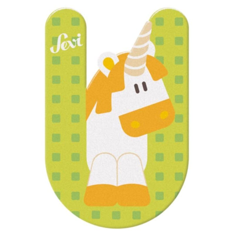 Giochi con l'alfabeto Sevi Alfabeto Animali, Lettere in Legno decorate a mano da 9,5 cm Sevi Alfabeto Clown, Lettere in Legno decorate a mano 