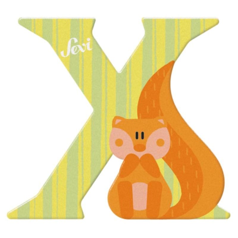 Giochi con l'alfabeto Sevi Alfabeto Animali, Lettere in Legno decorate a mano da 9,5 cm Sevi Alfabeto Clown, Lettere in Legno decorate a mano 
