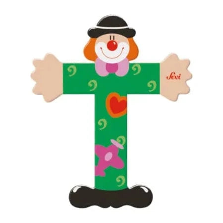 Giochi con l'alfabeto Sevi Alfabeto Clown 9,5 cm Sevi Alfabeto Clown 9,5 cm