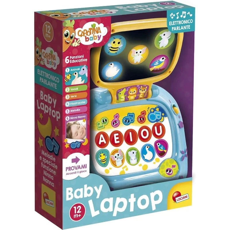 Giocattoli educativi Lisciani Carotina Baby Laptop Led Screen