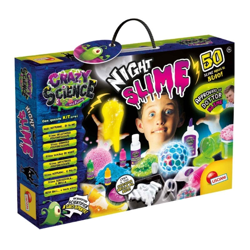 Giocattoli educativi Lisciani Dottor Slime laboratorio per Bambini Glow in the Dark