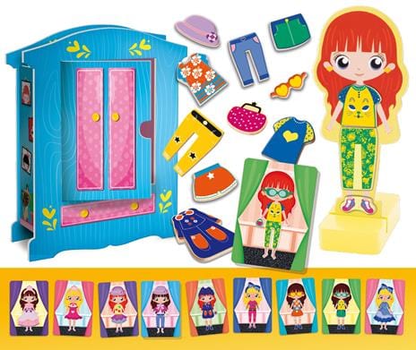 Giocattoli educativi Montessori Gioco Magnetic Fashion Doll - Lisciani