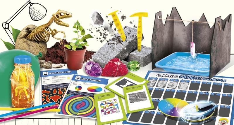 Kit scientifici e di esplorazione Lisciani  I'm a Genius, Un Mese di sorprese scientifiche Bambino e Bambina Lisciani, Un Mese di sorprese scientifiche Bambino e Bambina