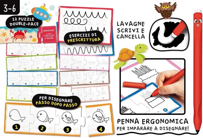 Giocattoli educativi Lisciani Scuola di Disegno Montessori Pen Lisciani Scuola di Disegno Montessori Pen