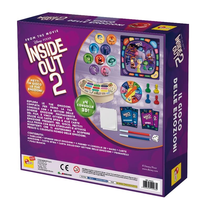 Giochi di società Inside Out 2 il Gioco delle Emozioni - Lisciani