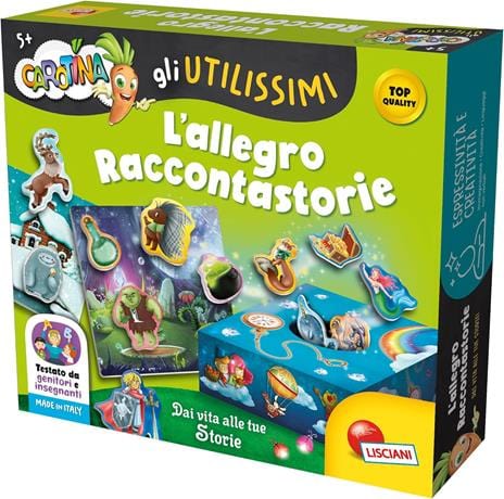 Giocattoli educativi Lisciani Carotina, Gli Utilissimi - L'allegro Raccontastorie