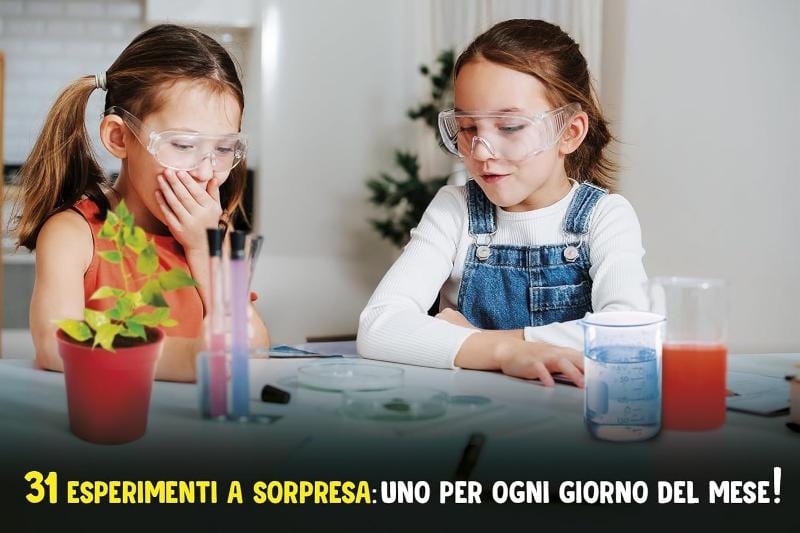 Kit scientifici e di esplorazione Lisciani  I'm a Genius, Un Mese di sorprese scientifiche Bambino e Bambina Lisciani, Un Mese di sorprese scientifiche Bambino e Bambina