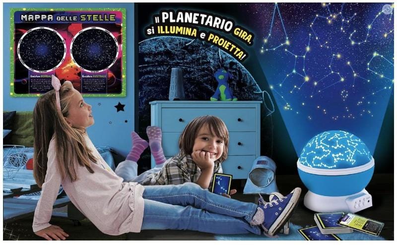 Kit scientifici e di esplorazione Lisciani I'm a Genius Super planetario, Proiettore Luminoso