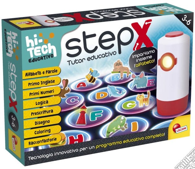 Giocattoli educativi Lisciani Step X Robot Educativo che insegna a leggere e scrivere