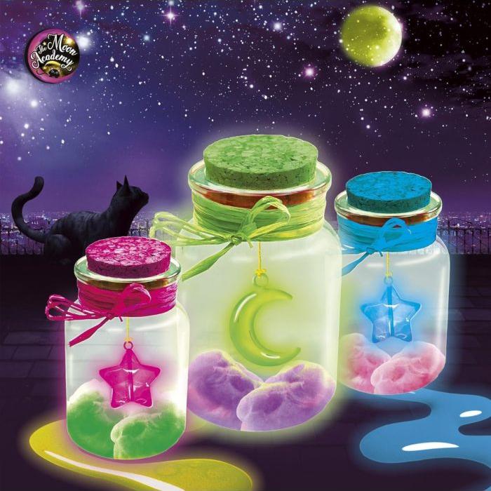 Giocattoli artistici e da disegno The Moon Academy - Moonlight Creations crea Barattoli di Luna e Stelle The Moon Academy - crea Barattoli di Luna e Stelle