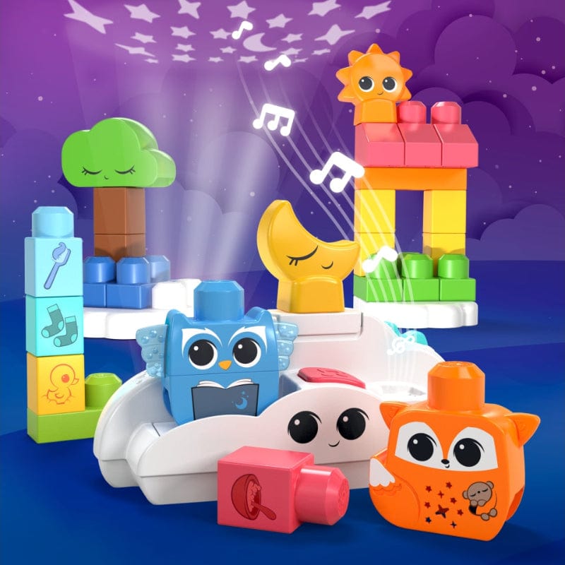 Giocattoli musicali Mega Blocks Luce Notturna Rise & Snooze Mega Blocks Luce Notturna Rise & Snooze