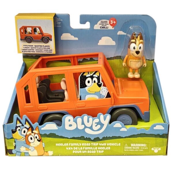 Bambole, playset e giocattoli Macchina Bluey Jeep con Mamma Chilli Macchina Bluey Jeep con Mamma Chilli