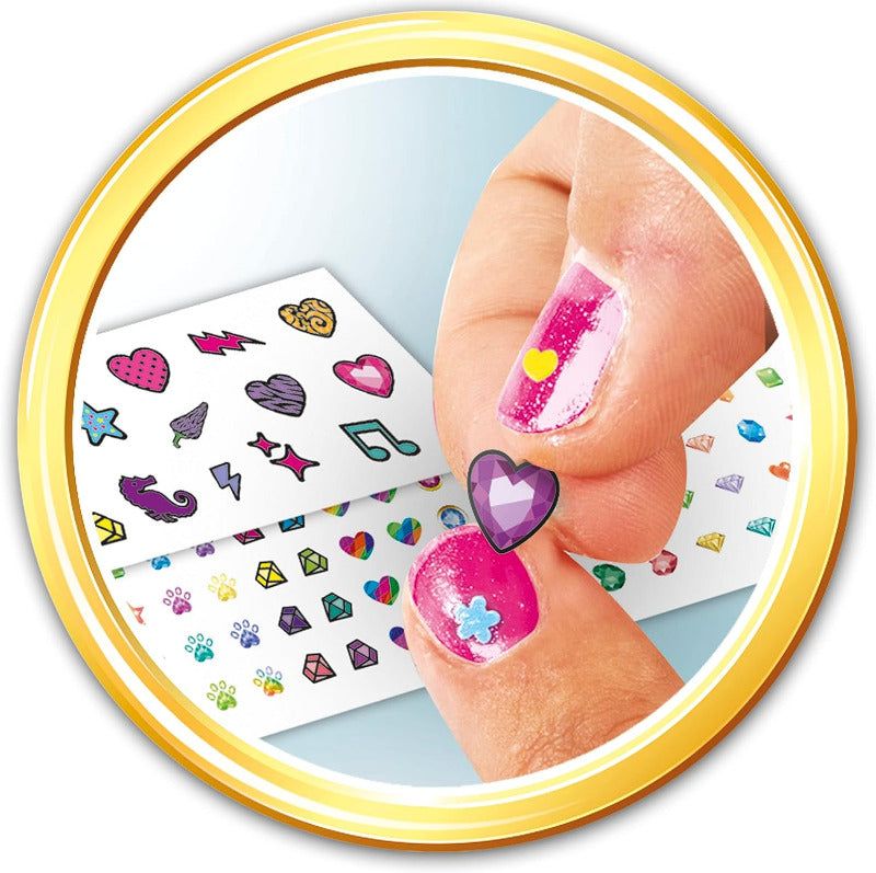 Clementoni Crazy Chic Nail Art Studio, Atelier Smalti con Macchina Decora Unghie 18730