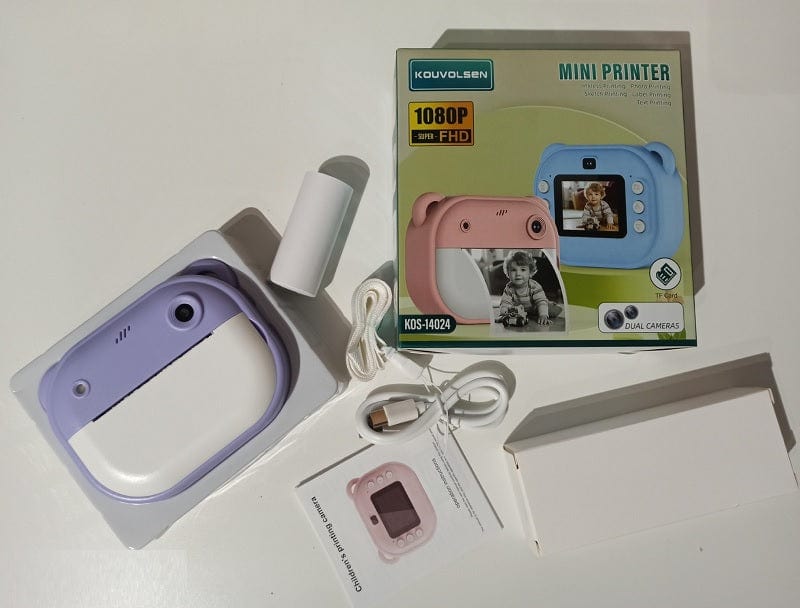 Macchina Fotografica Istantanea per Bambini, Fotocamera con Funzione Video e Selfie Macchina Fotografica Istantanea per Bambini, Fotocamera con Funzione Video e Selfie
