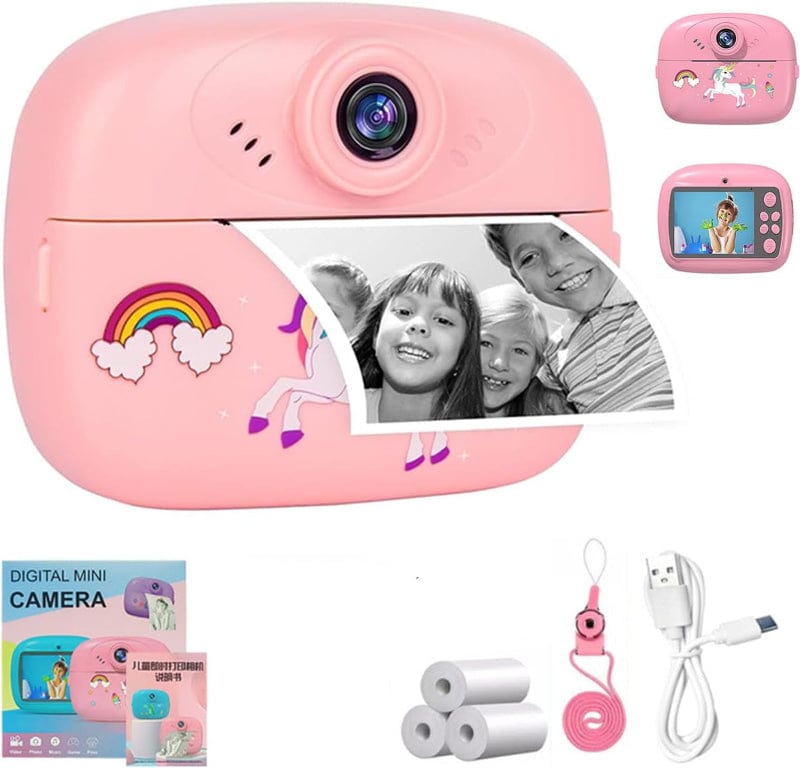 Dispositivi elettronici giocattolo Fotocamera Istantanea per Bambini con funzione Video, Selfie e Mp3 Fotocamera Istantanea per Bambini con funzione Video, Selfie e Mp3