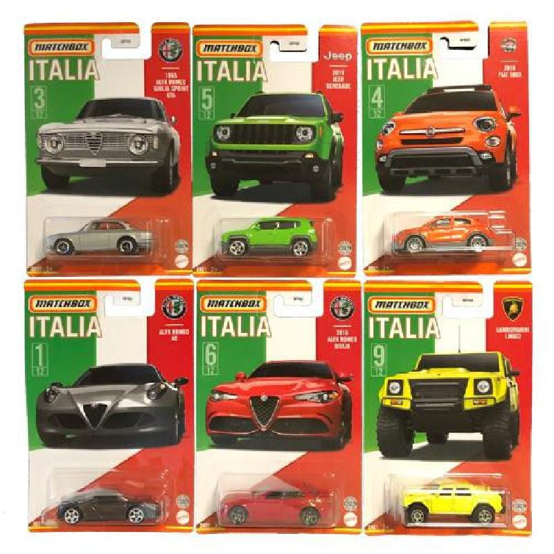 macchinine Veicoli da Collezione Italia Scala 1.64 Matchbox Veicoli da Collezione Italia Scala 1.64 Matchbox - The Toys Store