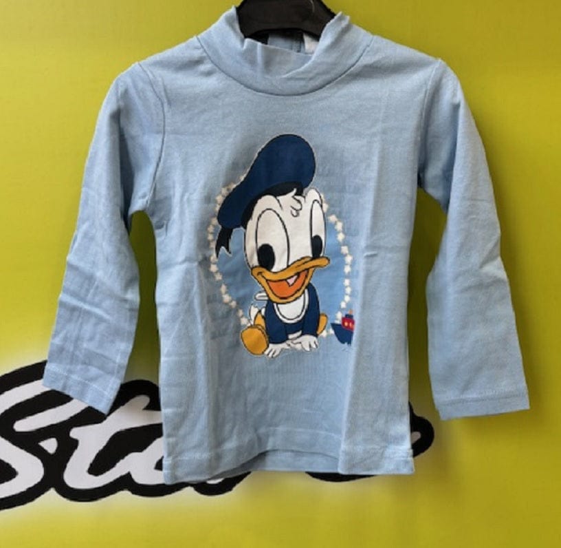 Abbigliamento Disney Paperino T-Shirt Manica lunga